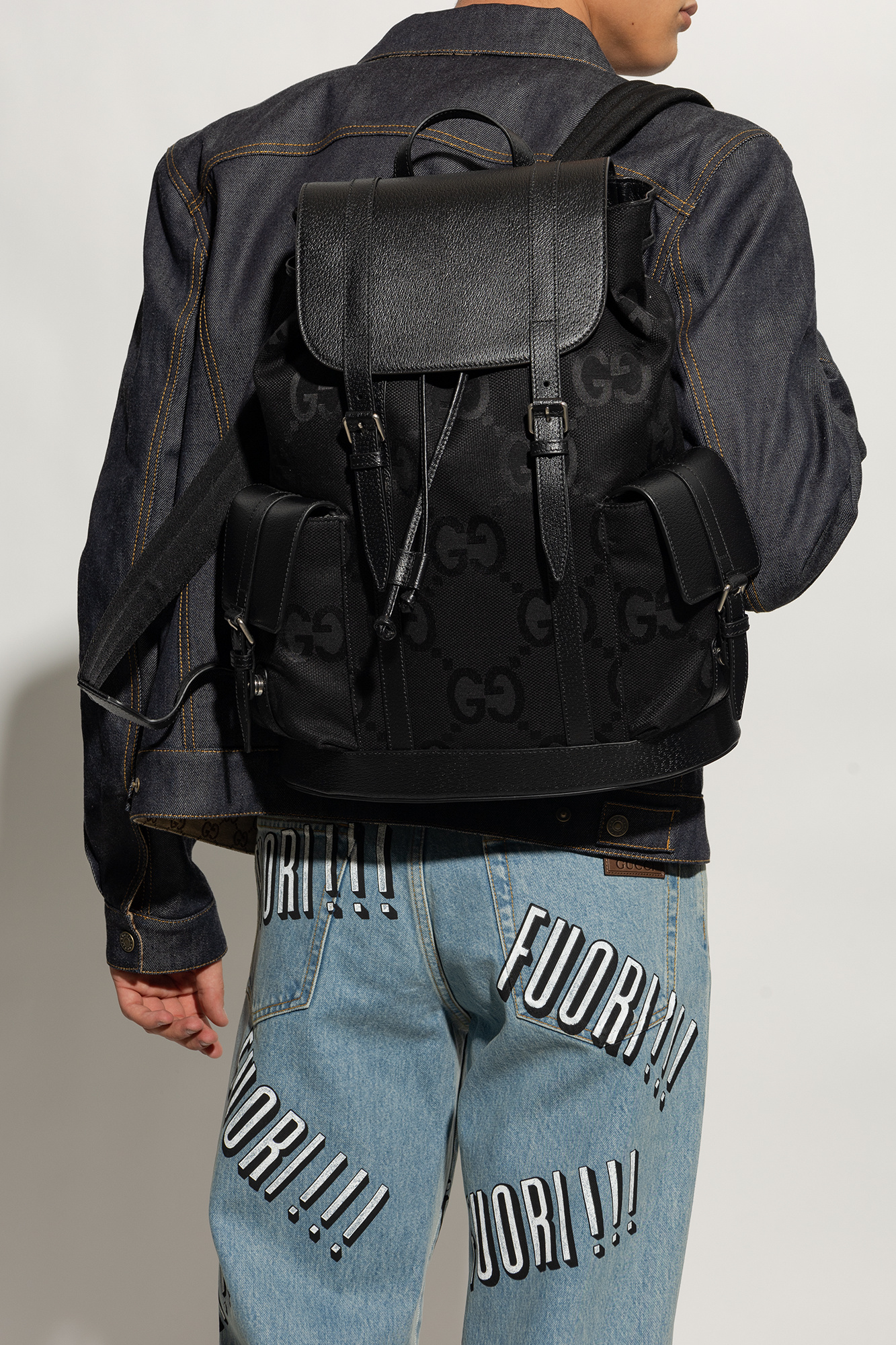 Black Monogram backpack Gucci - Vitkac Canada